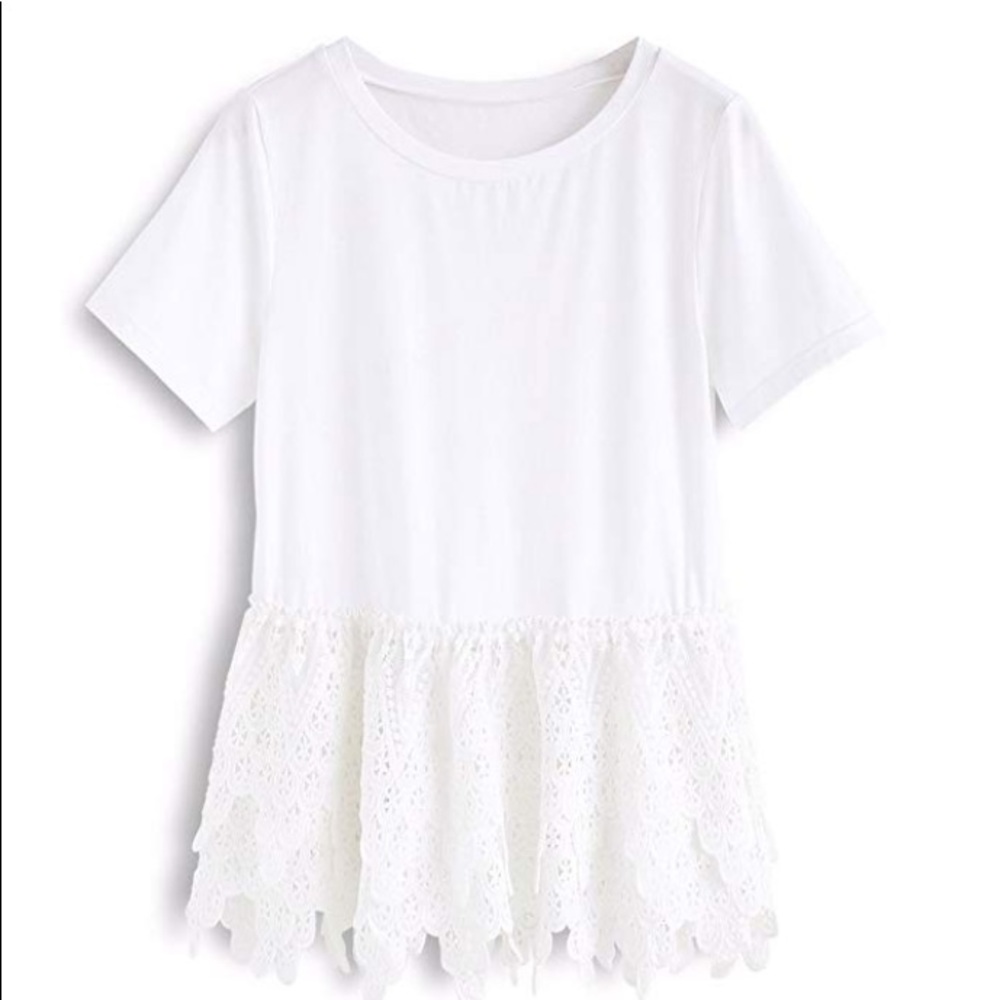Crochet Eyelet Top